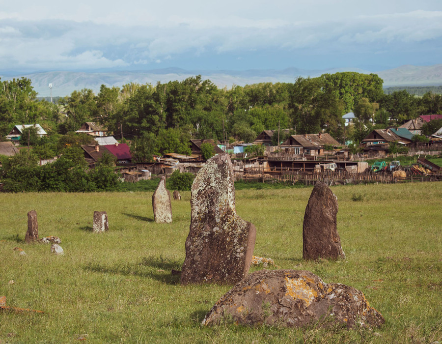Койбальская степь, курган вблизи села Куйбышево, Хакасия